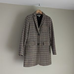 Zara plaid fall jacket